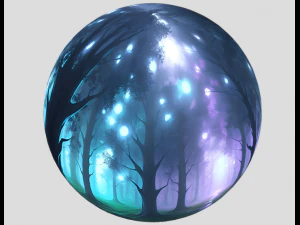 SkyBox Enchanted Forest 3D Model