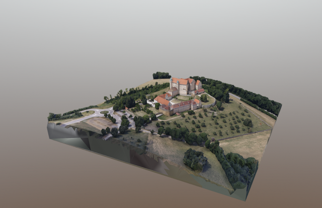 Schloss Kapfenburg Model 3D .c4d .max .obj .3ds .fbx .stl .blend 