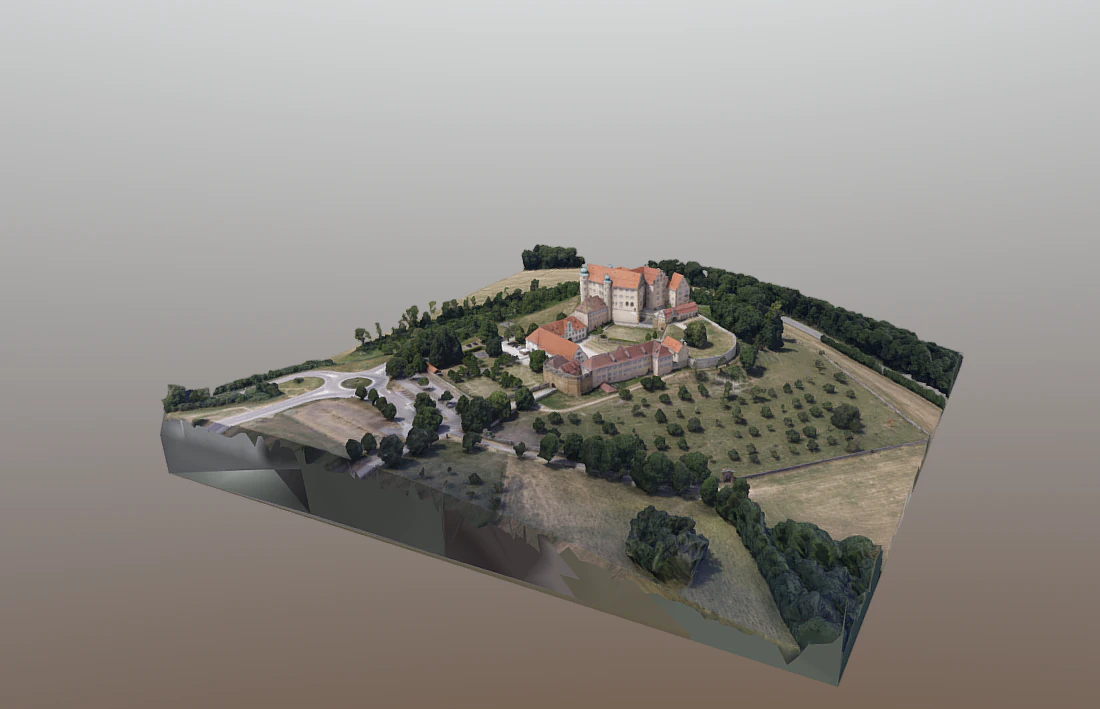 Schloss Kapfenburg 3D Model .c4d .max .obj .3ds .fbx .stl .blend