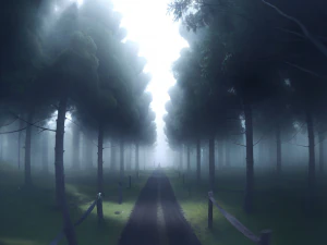 Незвичайний ліс SkyBox 3D Модель