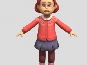 Meilin Lee Turning Red 3D-Modell