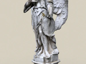 Quatro est&aacute;tuas Modelo 3D