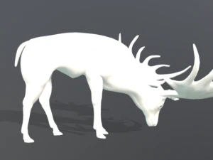 Sette animali Modello 3D