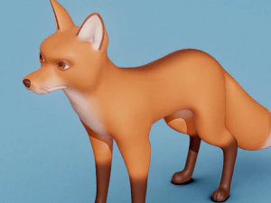 Raposa Modelo 3D
