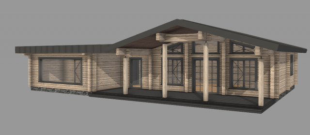 House 5 3D Model .c4d .max .obj .3ds .fbx .stl .blend 