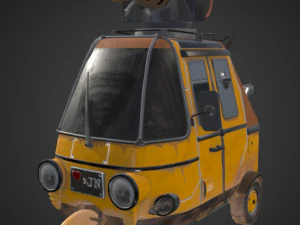 Triciclo armato Modello 3D