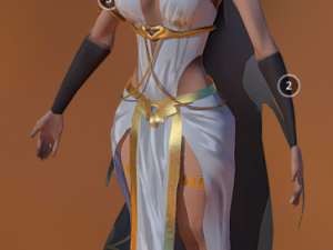 Egyptian Goddess 3D Model