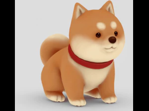 Chien 1 Modèle 3D