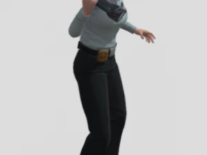 Policial Modelo 3D