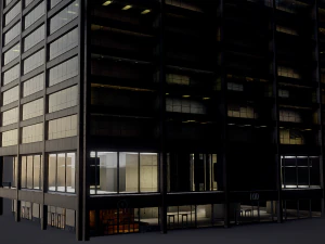 B&uuml;rogeb&auml;ude 3D Modell