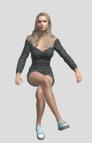 Women2 Animations 50 Modelo 3D .c4d .max .obj .3ds .fbx .stl .blend 