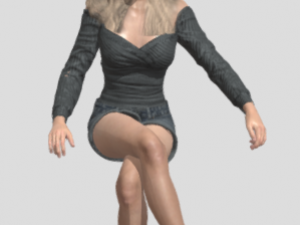 Women2 Animations 50 3D Model