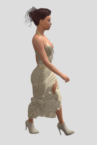 Women3 Animations 85 3D Model .c4d .max .obj .3ds .fbx .stl .blend 