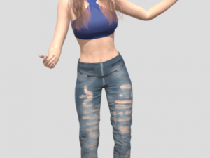 Fiona Animations 85 3Dモデル