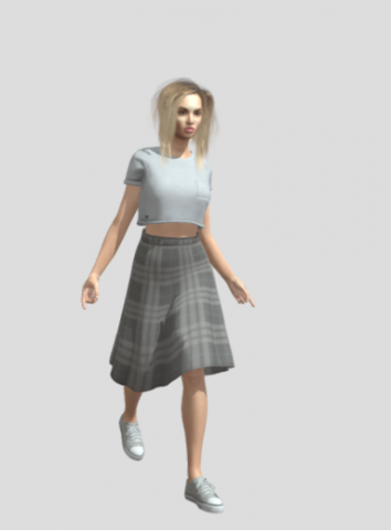 Sally animation 3Dモデル .c4d .max .obj .3ds .fbx .stl .blend 