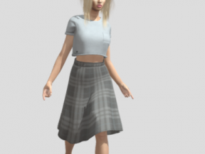 Sally animation Modèle 3D