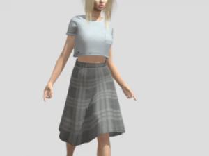 सैली एनिमेशन 3D मॉडल