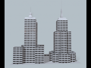 Office Building 3D 모델