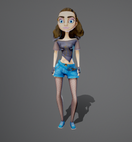 Girl Animations 50 3D 모델 .c4d .max .obj .3ds .fbx .stl .blend 