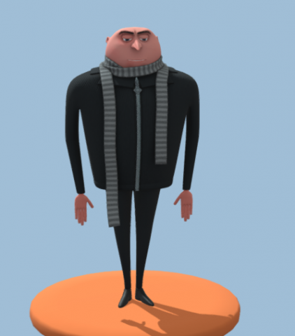Gryu 3D Model .c4d .max .obj .3ds .fbx .stl .blend 