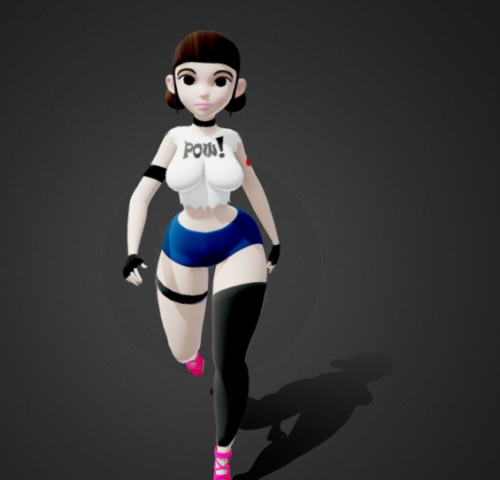 Dance girl animations 52 Model 3D .c4d .max .obj .3ds .fbx .stl .blend 
