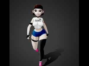 Dance girl animations 52 3D 모델