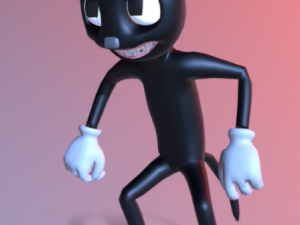 Cartoon Cat 3D Model