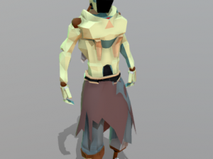 Cyberg Character 62 animations 3D 模型