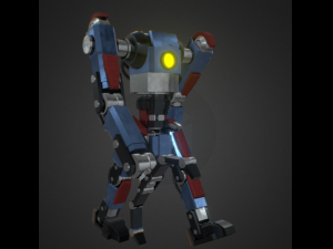 Character robot animatioans 4 3D 模型