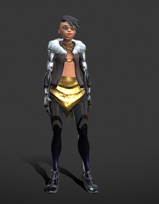 Cyberpunk 3D Model .c4d .max .obj .3ds .fbx .stl .blend 