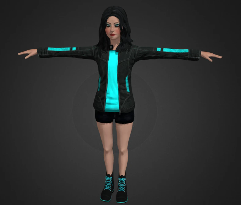 Vika 3D Model .c4d .max .obj .3ds .fbx .stl .blend