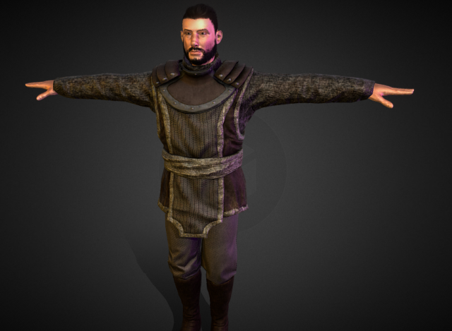 Viking character animations 207 Modello 3D .c4d .max .obj .3ds .fbx .stl .blend 