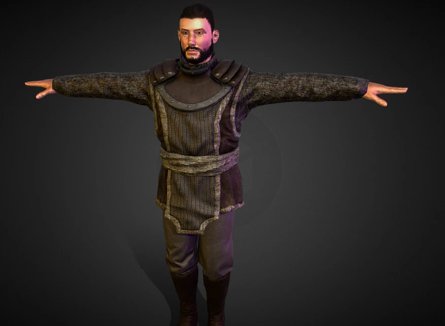 Viking character animations 207 3D Model .c4d .max .obj .3ds .fbx .stl .blend 