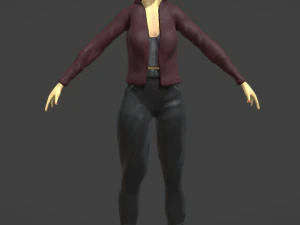 Kadın animasyonları 122 3D Model