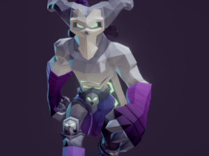 Faceted Character animations 218 3D 모델