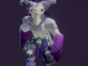 Faceted Character animations 218 3D Model