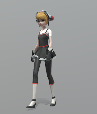 Character girl animations 185 3D 模型 .c4d .max .obj .3ds .fbx .stl .blend