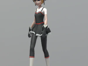Animazioni di personaggi femminili 185 Modello 3D