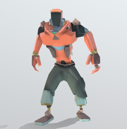Cyberg Character animations 107 3D Модель .c4d .max .obj .3ds .fbx .stl .blend 