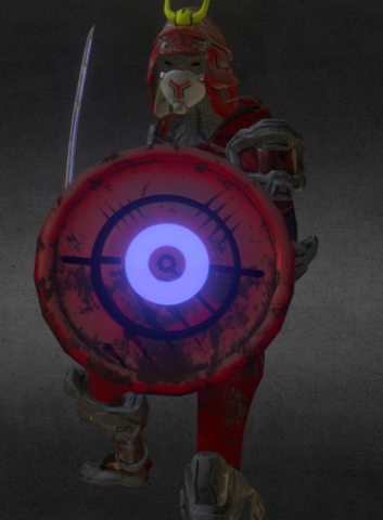 Cyber Ronin Character animations 185 3Dモデル .c4d .max .obj .3ds .fbx .stl .blend 