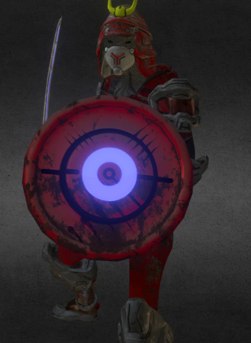 Cyber Ronin Character animations 185 3D Model .c4d .max .obj .3ds .fbx .stl .blend 