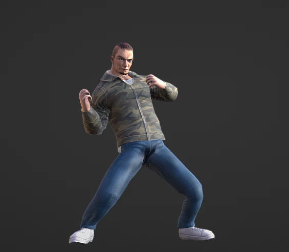 Gaming character animations 96 3D Model .c4d .max .obj .3ds .fbx .stl .blend 