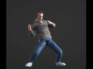 Gaming character animations 96 3D Model
