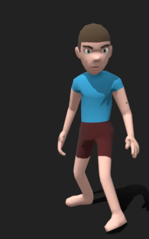 만화 캐릭터 기본 모델 애니메이션 87 3D 모델 .c4d .max .obj .3ds .fbx .stl .blend 