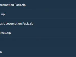 만화 캐릭터 기본 모델 애니메이션 87 3D 모델