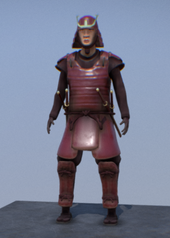 Samurai Character animations 65 3D 模型 .c4d .max .obj .3ds .fbx .stl .blend 