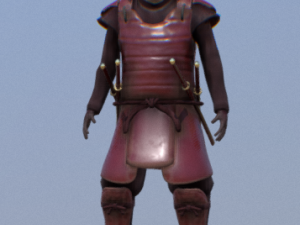 Samurai Character animations 65 Modello 3D