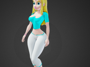 Disney girl animations 75 3D मॉडल