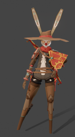 Ranger animations 73 Model 3D .c4d .max .obj .3ds .fbx .stl .blend 