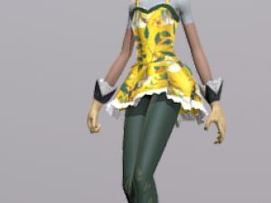 Character girl animations 65 3D Model